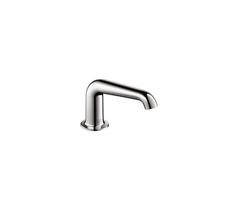 Rim mounted bath spout