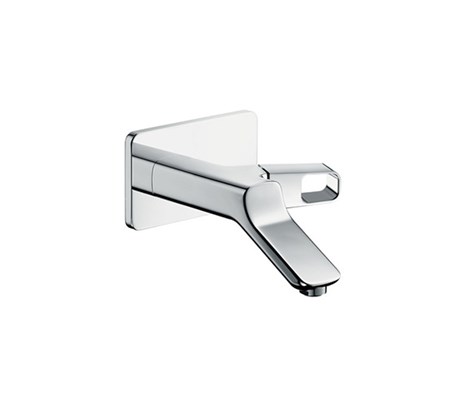 Single lever basin mixer for concealed installation with spout 20cm wall-mounted