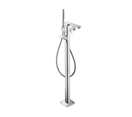 Thermostatic bath mixer floor-standing