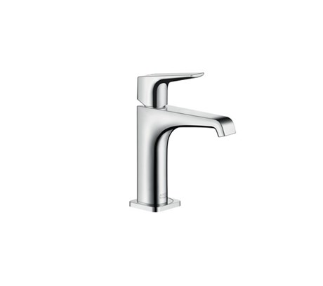 Single lever basin mixer 125 with lever handle without pull-rod