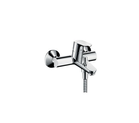 Single lever bath mixer for exposed installation