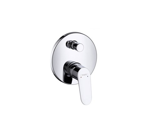 Single lever bath mixer for concealed installation