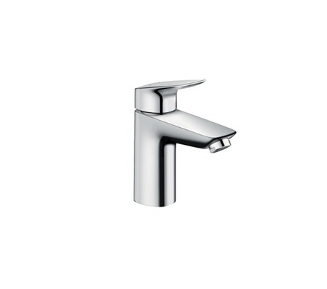 Single lever basin mixer 100 with push-open waste set