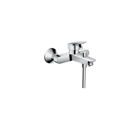 Single lever bath mixer for exposed installation