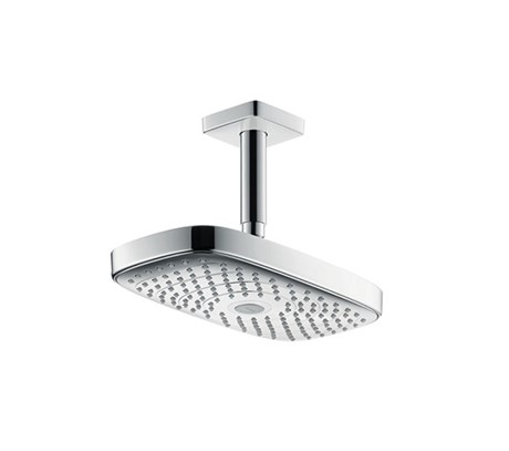 Raindance Select E 300 2jet overhead shower with ceiling connector 100 mm