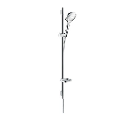 Raindance Select E 120 3jet hand shower/ Unica'S Puro wall bar 0.90 m set