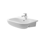 Semi-recessed washbasin 55*44cm