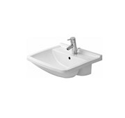 Semi-recessed washbasin 55*46cm